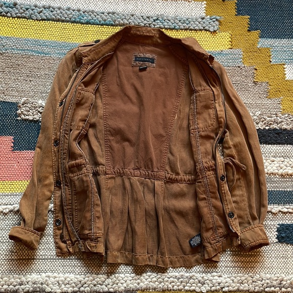 Anthropologie Collared Jacket (Brown) - Picture 4 of 6